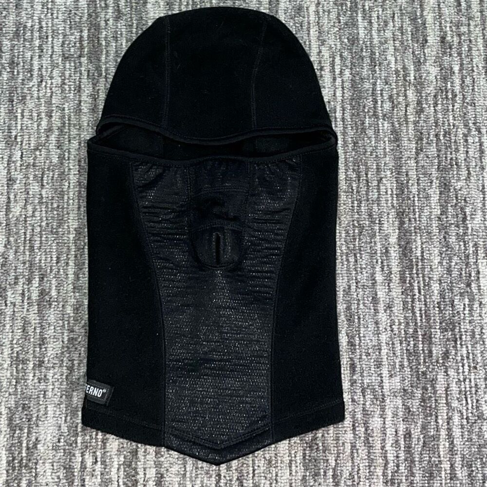 Ergodyne N Ferno Winter Mask Black Wind Proof Hinged Balaclava Face Cover